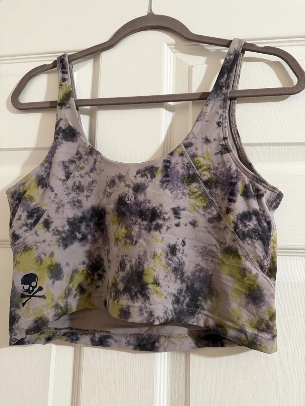 Lululemon Women's Tie-Dye V-Neck Sports Bra Top